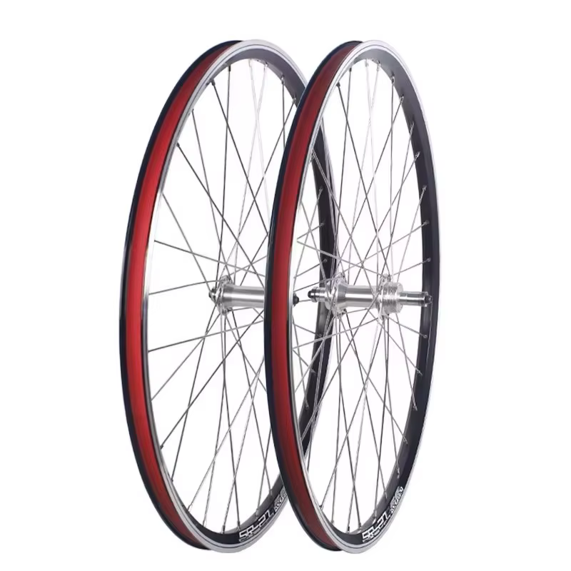 Paire de roues de vélo de route en alliage d'aluminium