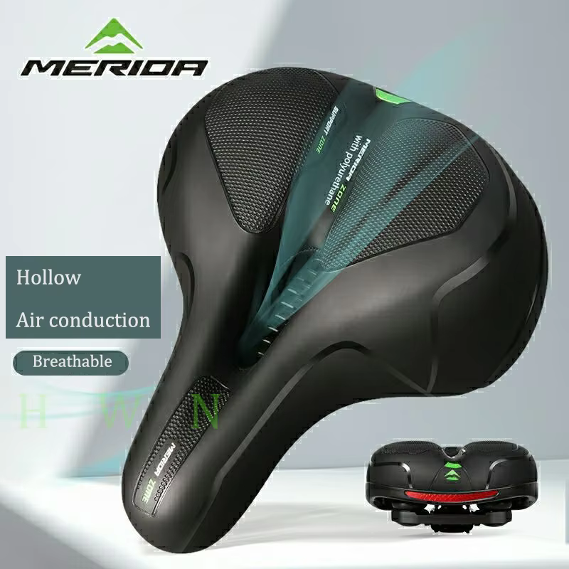 Selle de vélo respirante en cuir PU épaissi