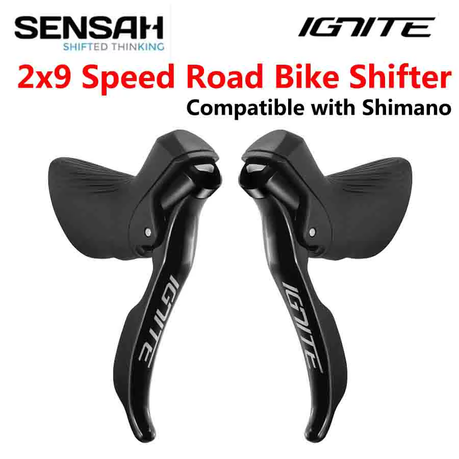 Manettes de vélo de route SENSAH STI 2x7 2x8 2x9 2x10 2x11 vitesses