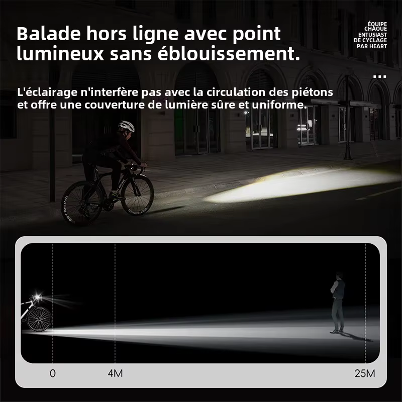 WEST BIKING – phare de vélo puissant