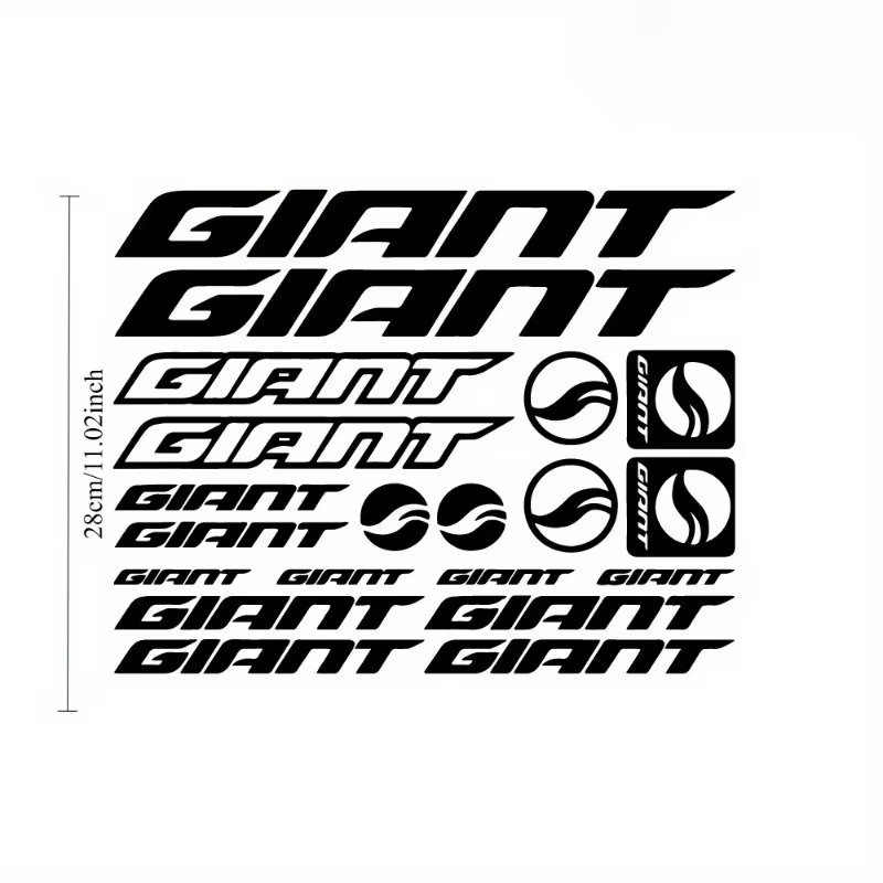 Autocollant plat pour KIT autocollants adhésifs géants pour voiture de vélo