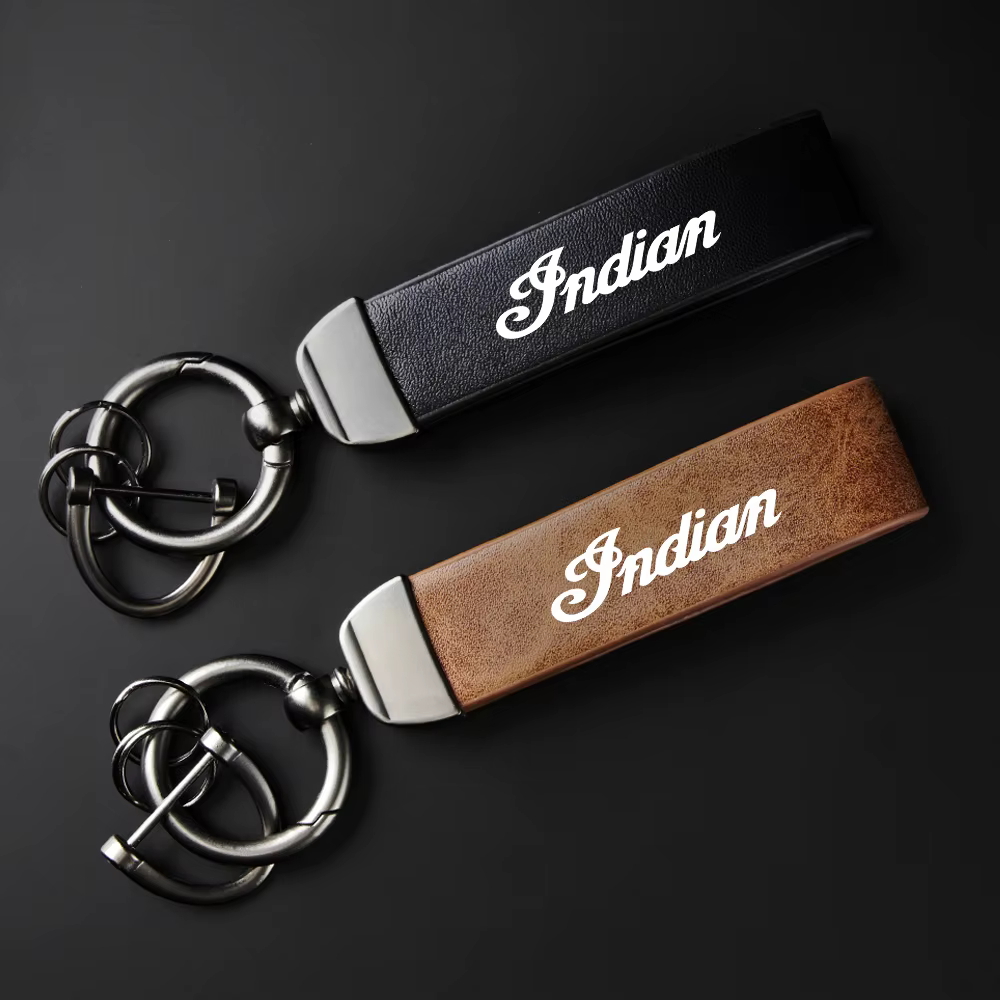 Porte-clés de moto en cuir de haute qualité, porte-clés pour chef indien, Roadmaster, Scout 105field, accessoires
