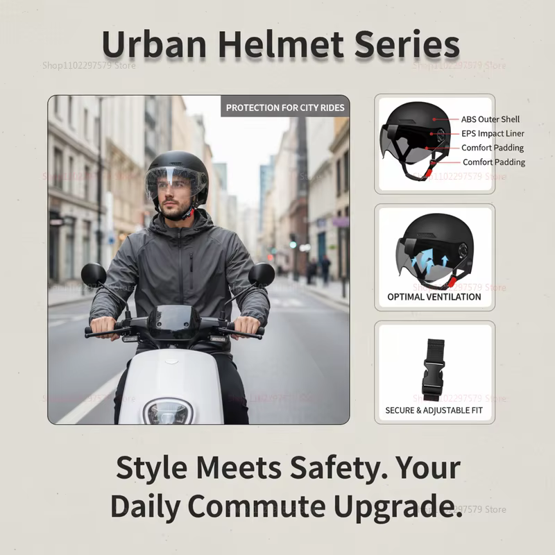 Casque de vélo électrique certifié 3C pour adultes