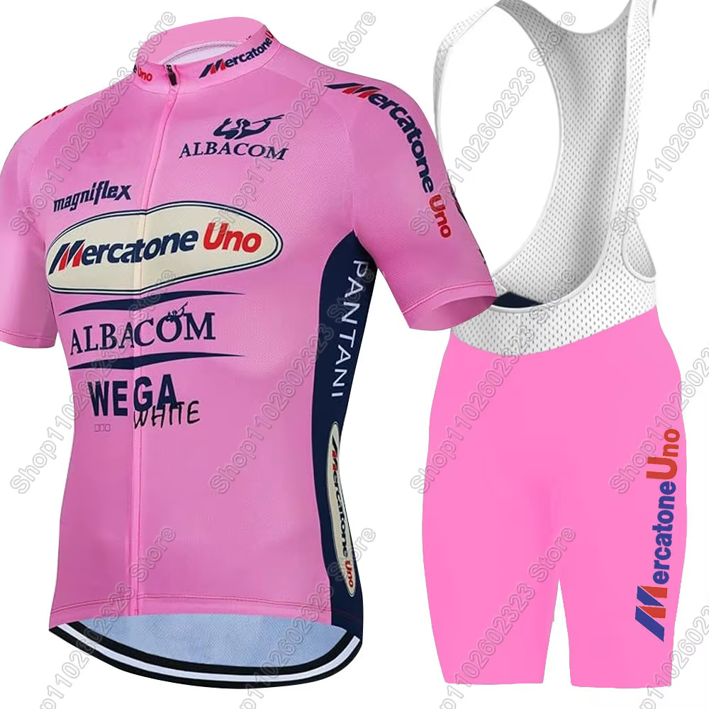 Maillot de cyclisme Mercatone Uno rose