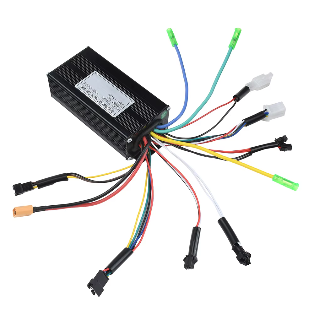 DC 24 V/36 V/48 V e-bike onde sinusoïdale 26A 500/750 W trois modes contrôleur sans brosse pour vélo électrique Tricycle