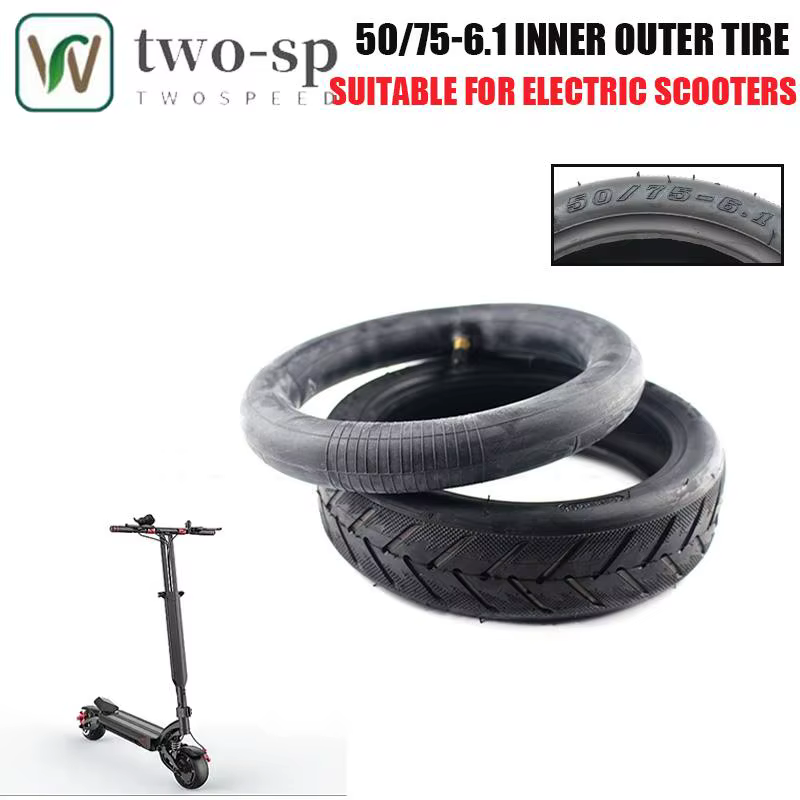 Pneu de trottinette 50/75-6.1 avec chambre à air et pneu extérieur