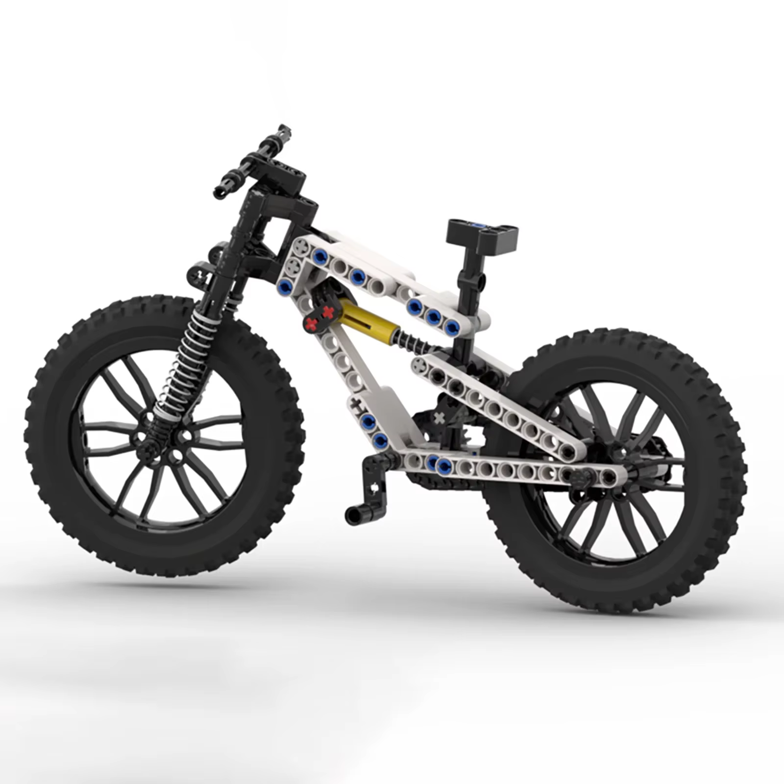 Blocs de vélo de montagne MOC avec bras amortisseur + chaîne