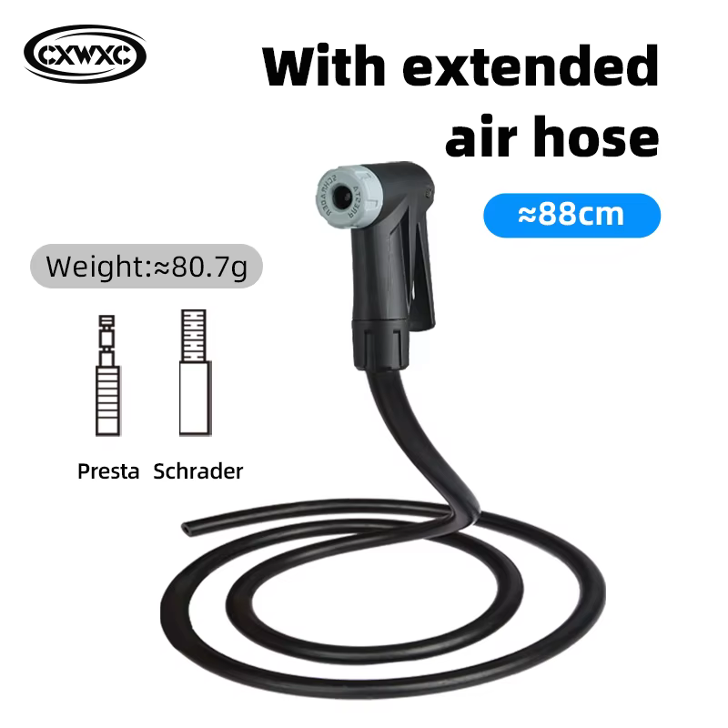 Buse d'air de vélo, pompe gonflable Portable