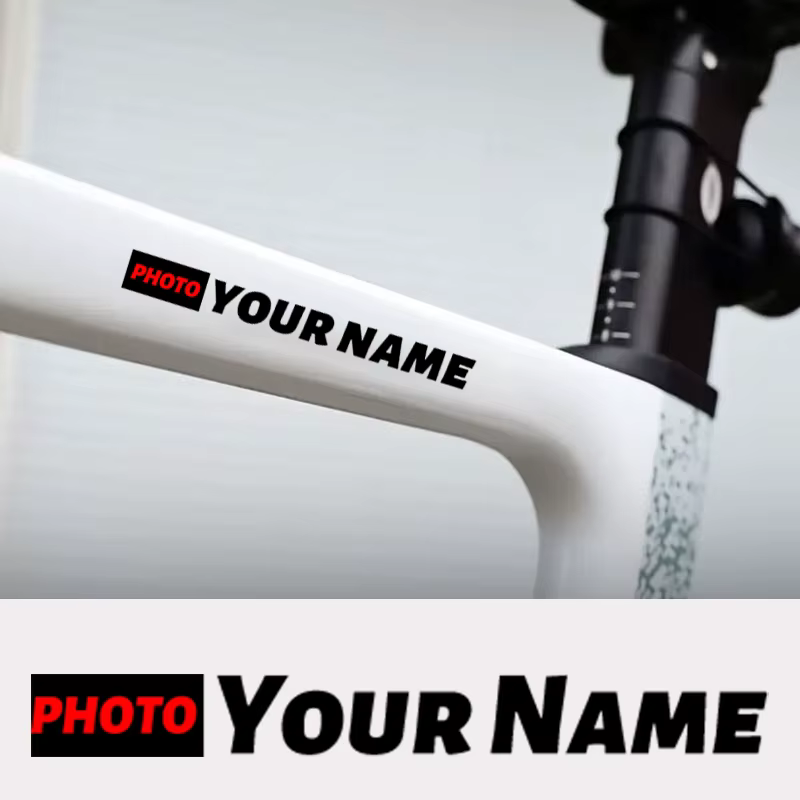 Autocollants personnalisés pour vélo