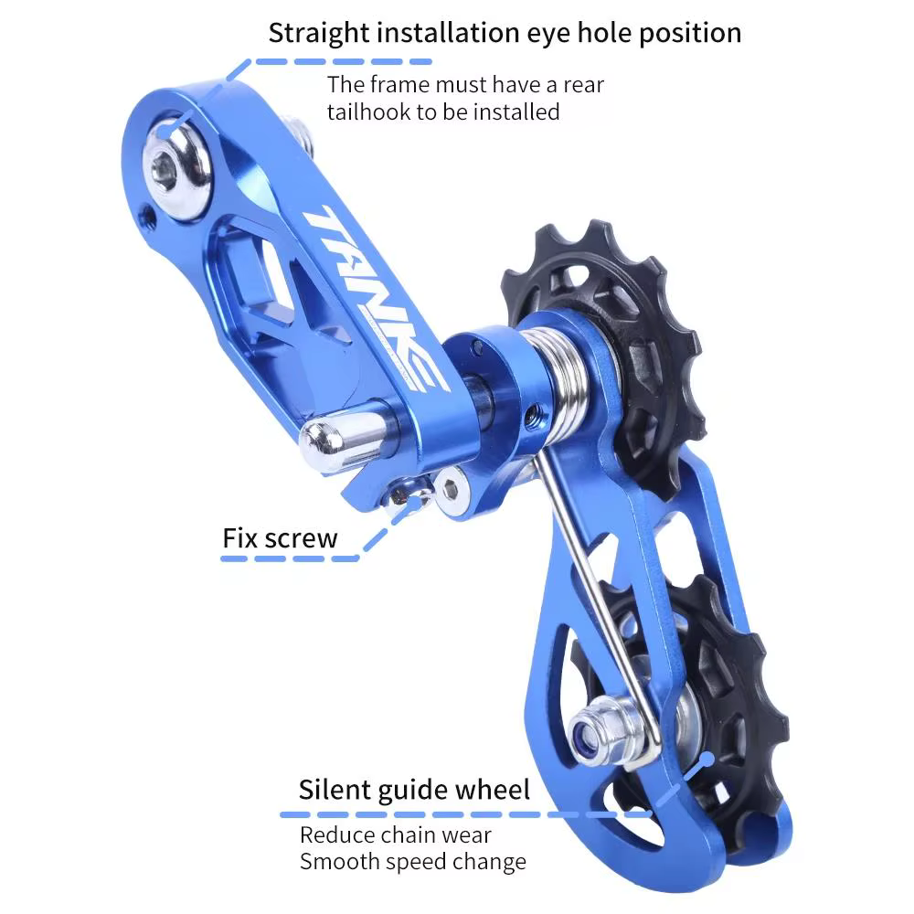 TANKE MTB Dirt Jump Single Speed Mountain Bike Chain Tensioner XC DJ AM DH