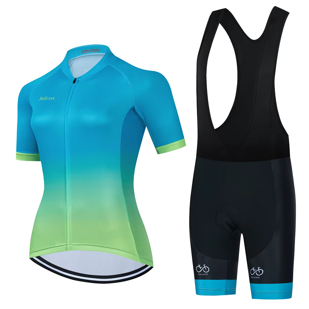 Maillot de cyclisme à manches courtes pour femmes