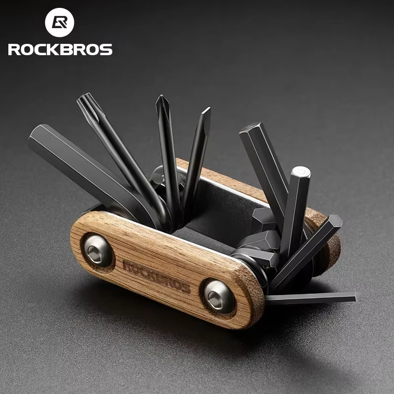 ROCKBROS 8 en 1 outil de réparation de vélo Portable