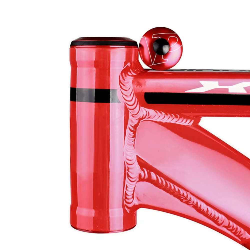 Casque de vélo de montagne en aluminium Durable 44MM, Double roulement, fourche à Tube droit, accessoires de vélo 1 1/8