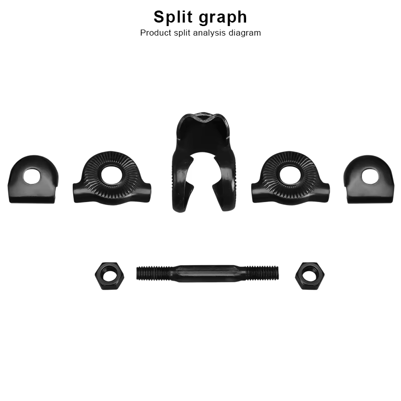 Clip de fixation rapide pour coussin de selle de vélo