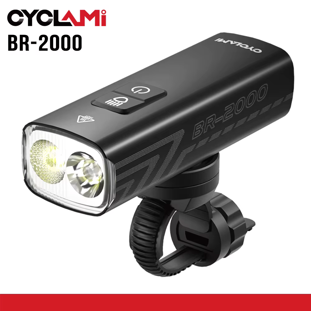2000 Lumens CYCLAMI vélo phare