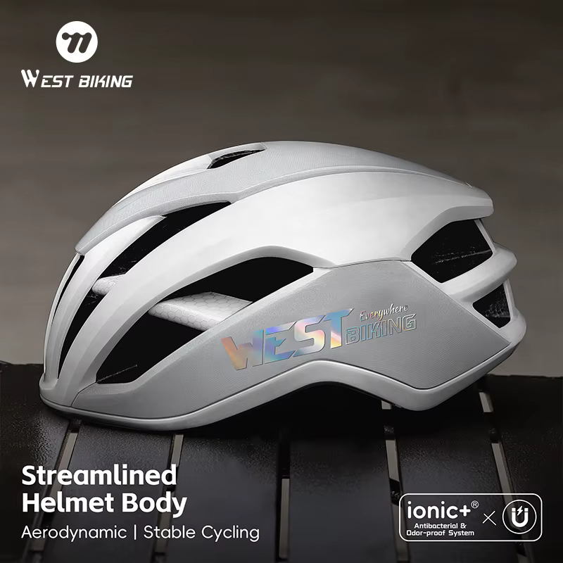 WEST BIKING casque de cyclisme intégré aérodynamique respirant