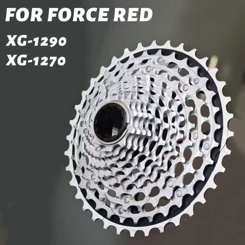 Cassette XDR cassette de vélo de route ultralégère à 12 vitesses pour axes rouges Sram Force 12 vitesses Xg-1290 Xg-1270 pignon 12v Cassette de route