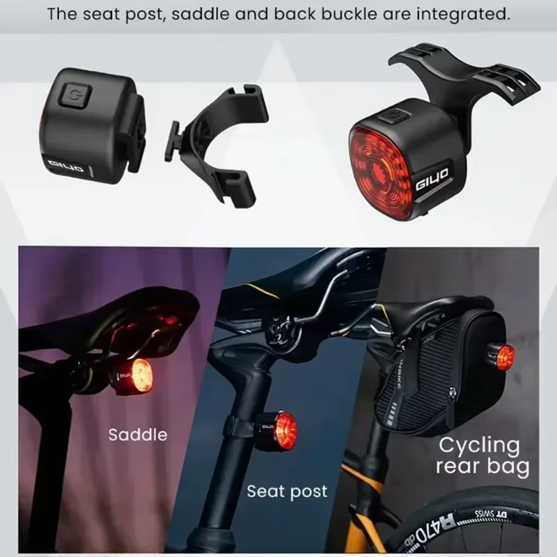 Feu arrière de vélo intelligent