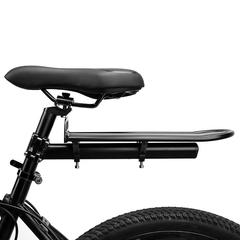 Porte-bagages arrière de vélo en alliage d'aluminium rétractable