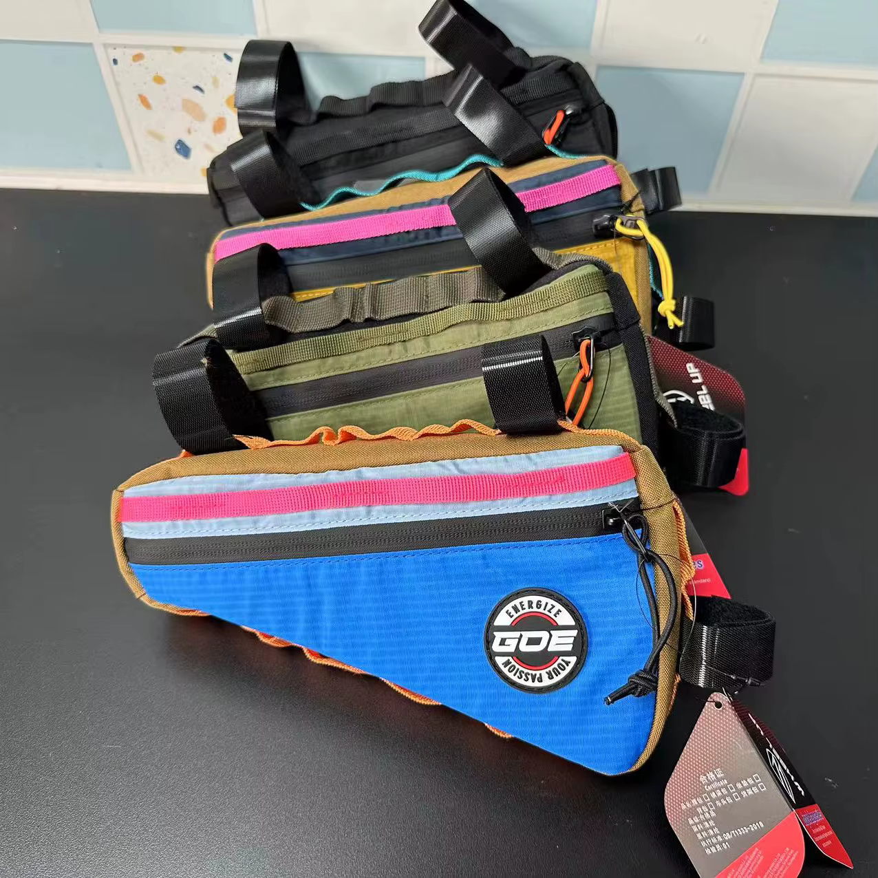 Sac triangulaire étanche pour vélo de montagne