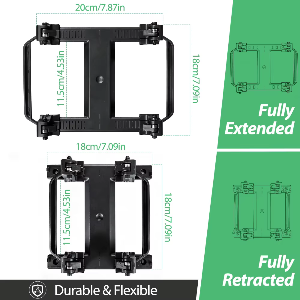 Porte-bagages arrière détachable rapide pour vélo électrique et VTT – Support de transport de bagages