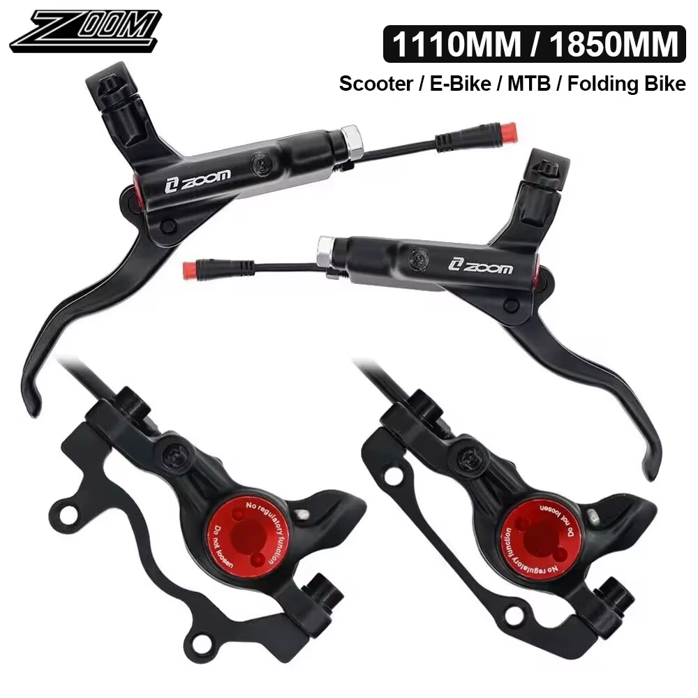 ZOOM HB-775E E-BIKE jeu de freins à disque hydrauliques Scooter électrique vtt vélo mise hors tension contrôle Pistons huile gauche avant droit frein