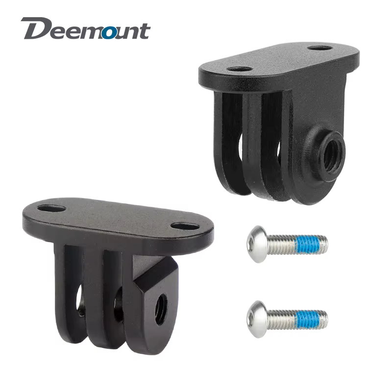 Deemount support d'ordinateur de vélo en aluminium pour Garmin convient à la caméra d'action Gopro Sport