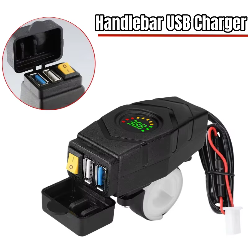 Chargeur USB pour guidon 20-90V