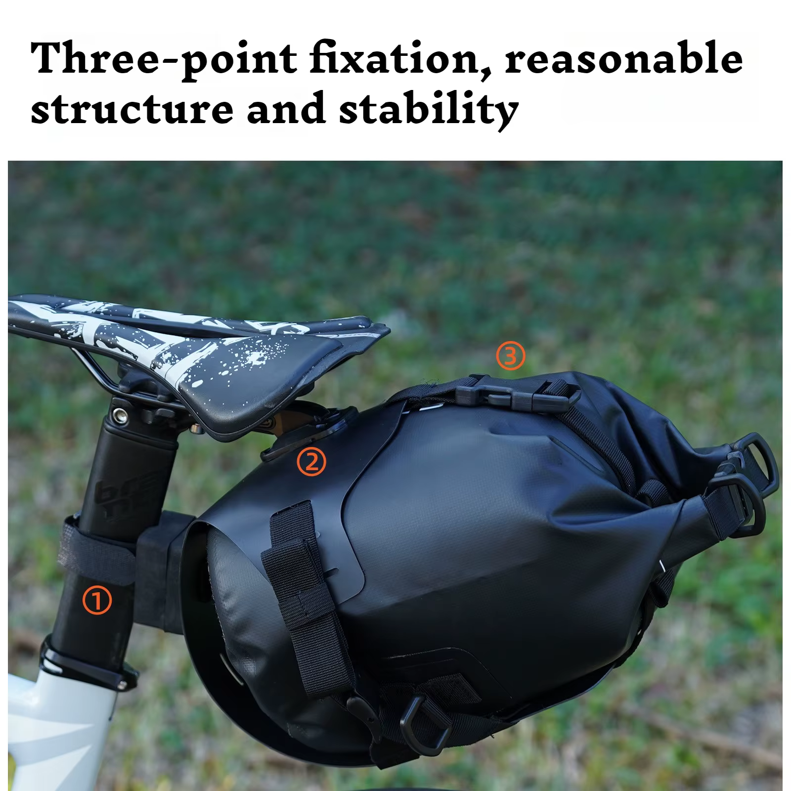 Support de sac de selle de vélo
