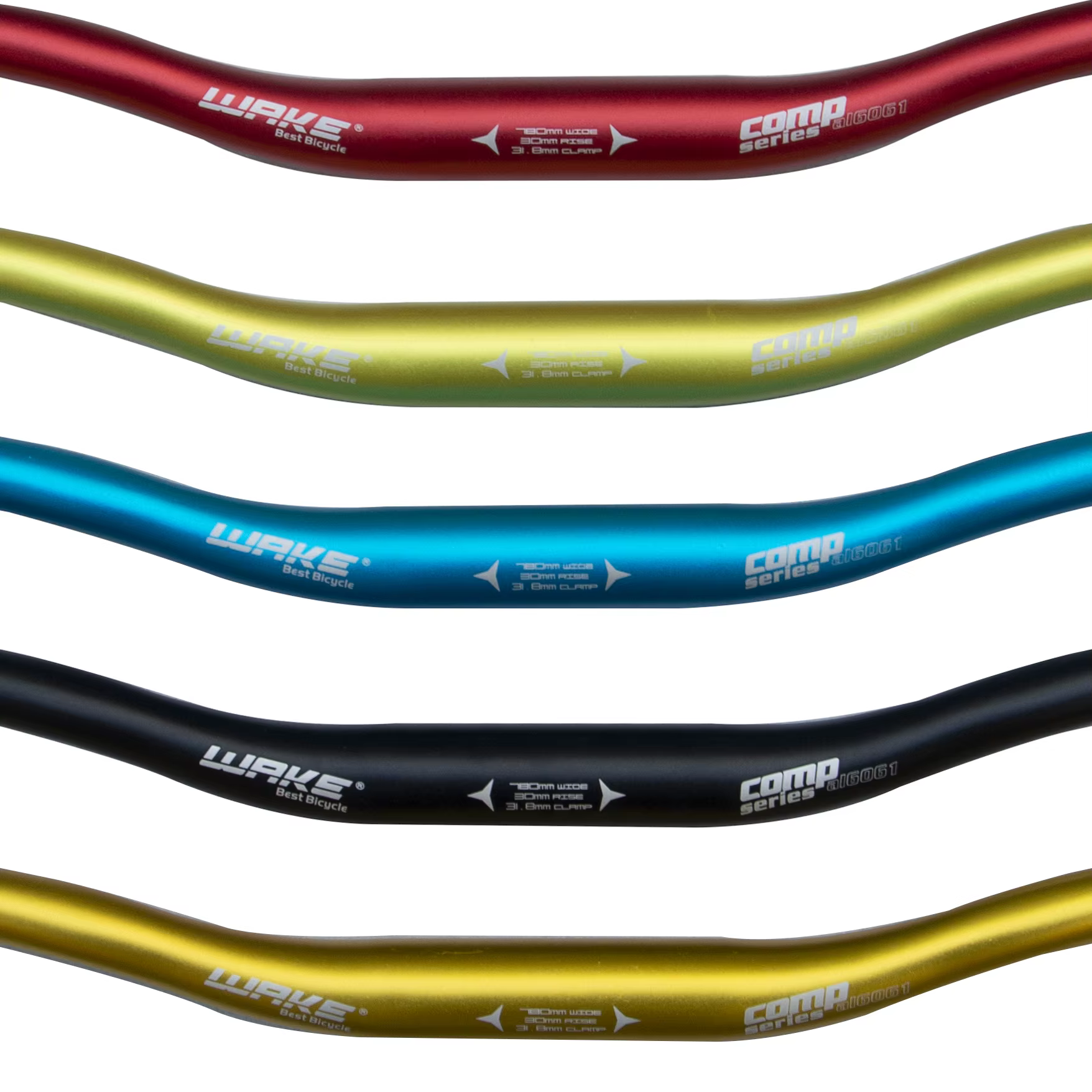 Guidon de vélo VTT, accessoires de guidon de vélo en alliage d'aluminium