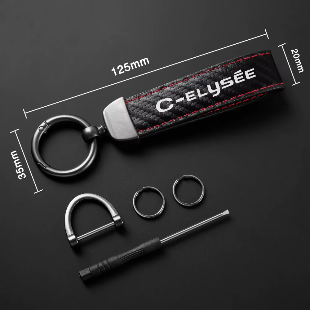 Porte-clés de voiture Anti-perte, accessoires automobiles pour citroën C4 C3 C5 Aircross C1 C CROSSER Berlingo C Elysee C6 C2 Picasso Jumpy VTS C2