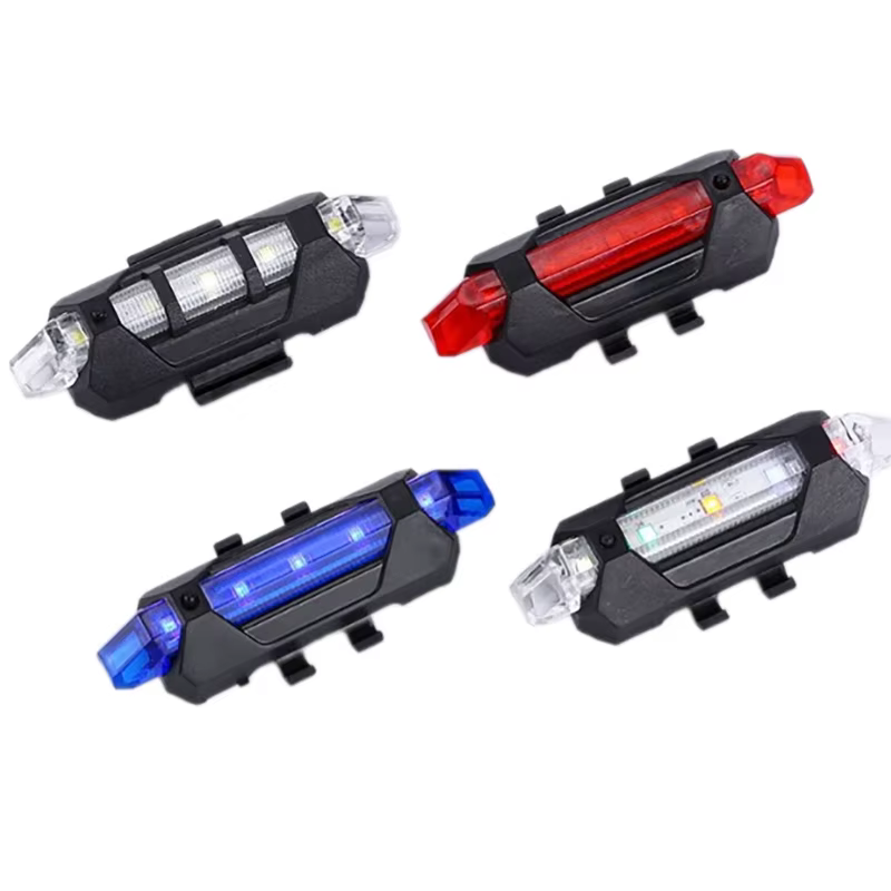 Feu arrière vélo étanche, feu arrière LED rechargeable par USB, feu stop 24BD