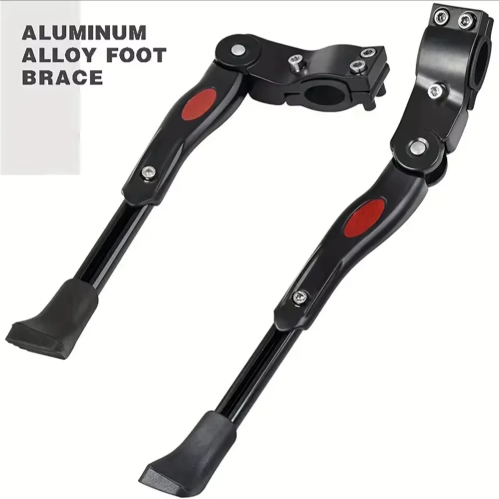 Béquille réglable en aluminium pour VTT et vélo de route