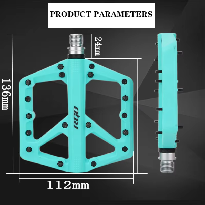 Pédales de vélo vtt plate-forme en nylon