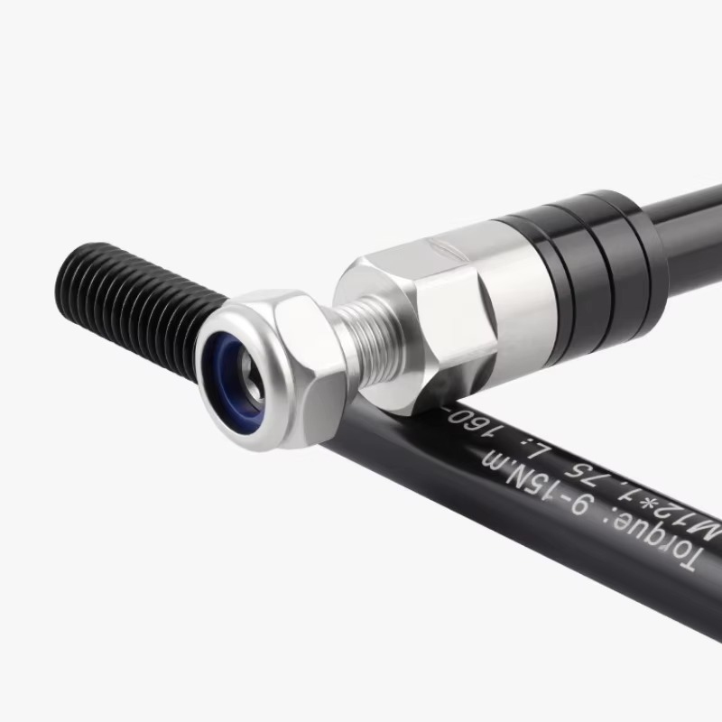 Adaptateur d'attelage de remorque à axe traversant de vélo M12x1.0/1.5/1.75 pas de filetage 160-178mm