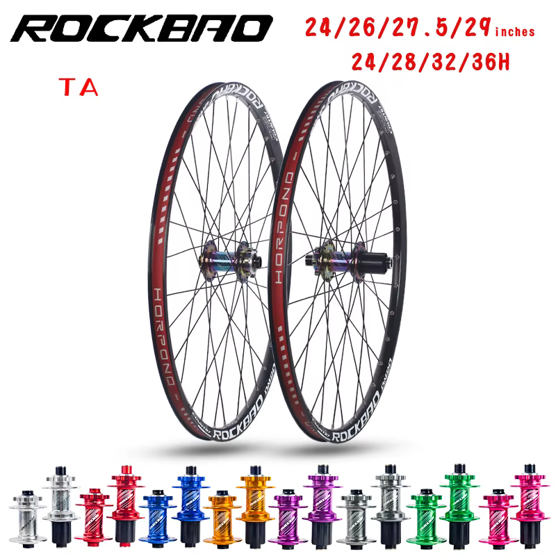 Jeu de roues de vélo de montagne