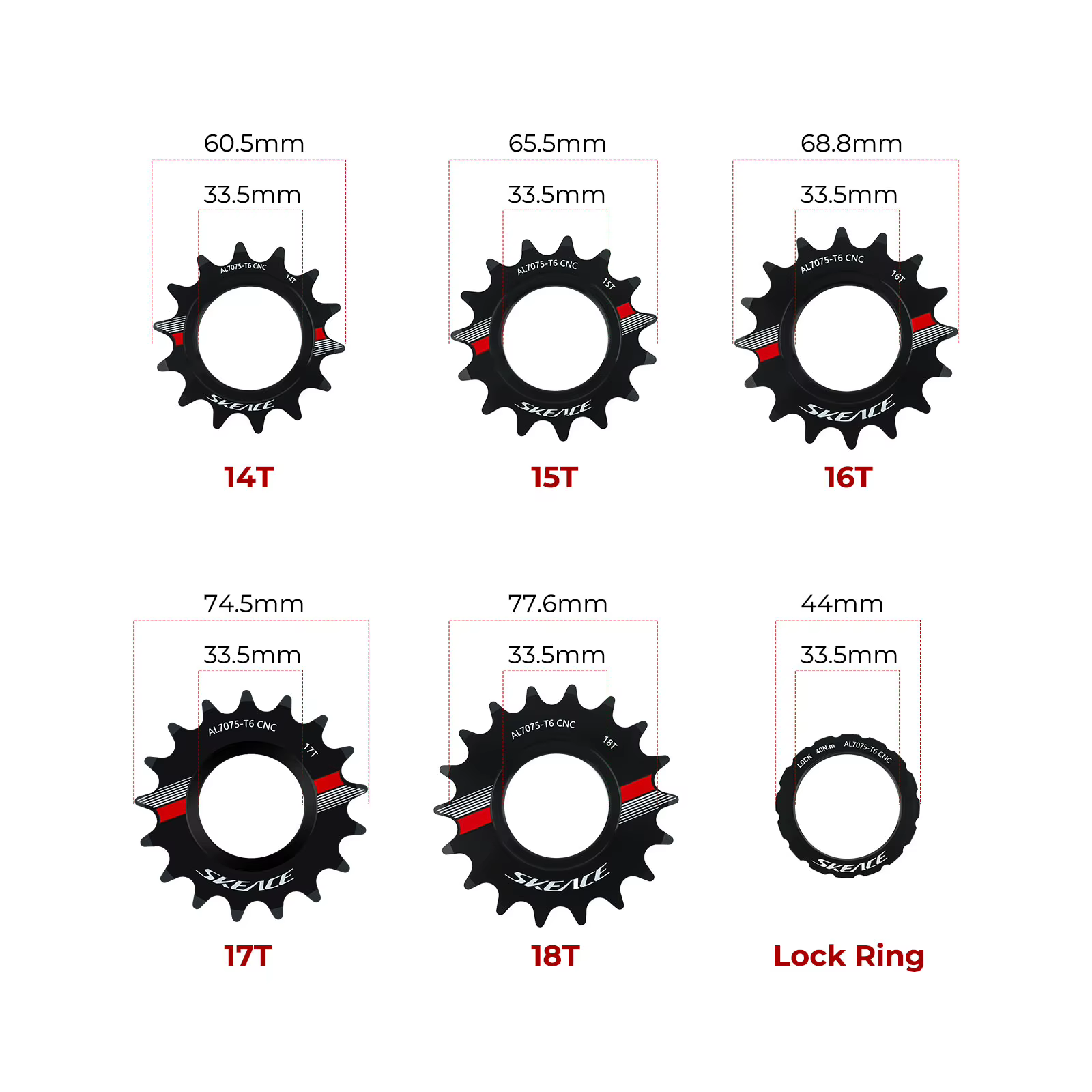 SKEACE Partners-Roue libre de vélo à vitesse unique