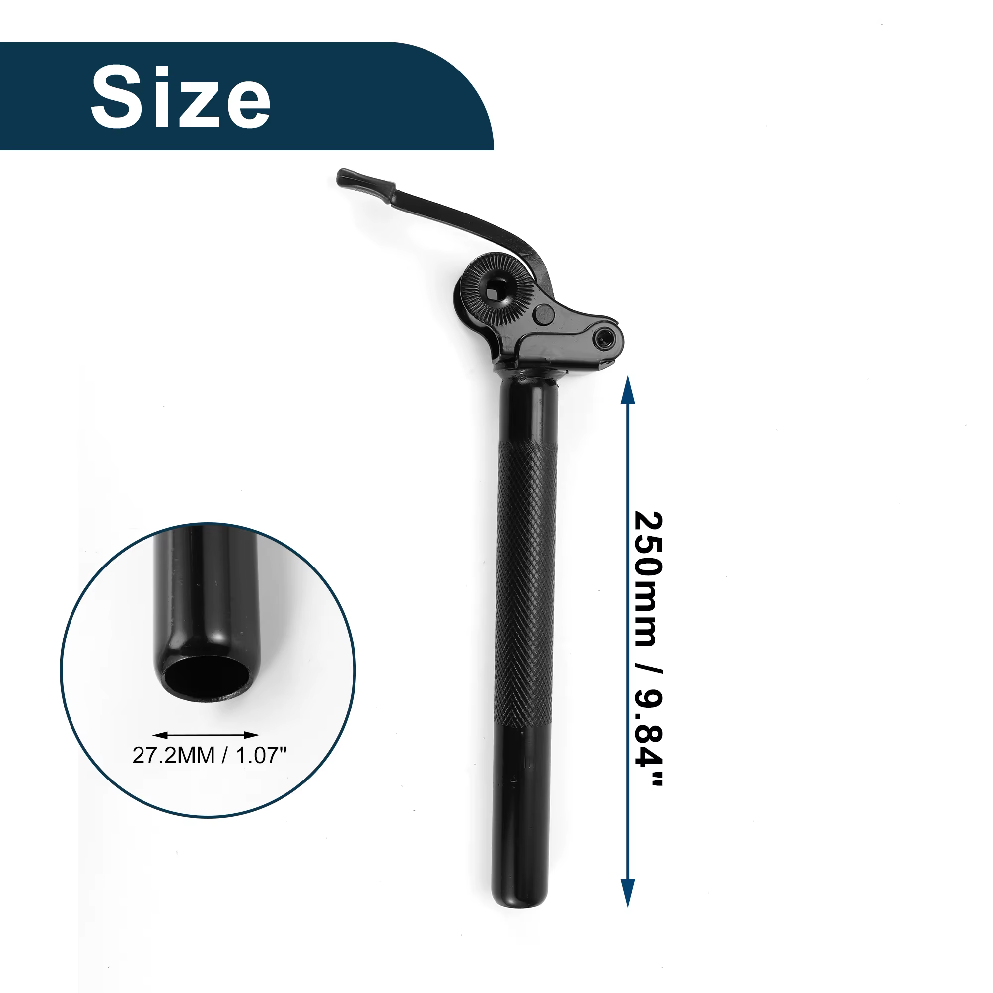 X Autohaux tiges de selle de vélo 25.4x1 0/250/300mm 27.2x1 0/250/300/350mm 31.8x300mm batterie de vélos électriques antivol