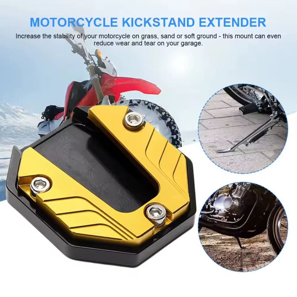 Support de pied de moto modifié