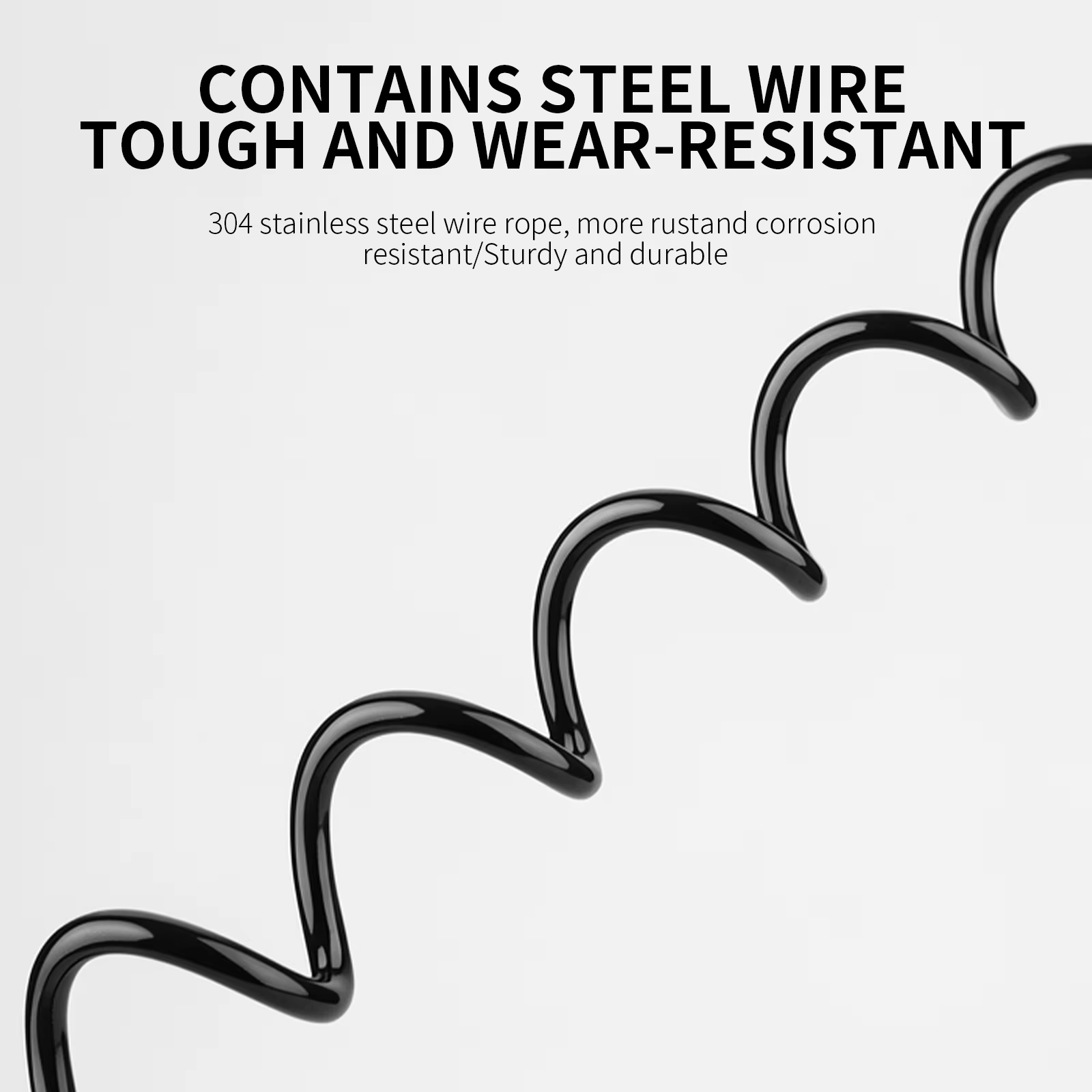 Câble antivol rétractable TOSUOD pour vélo