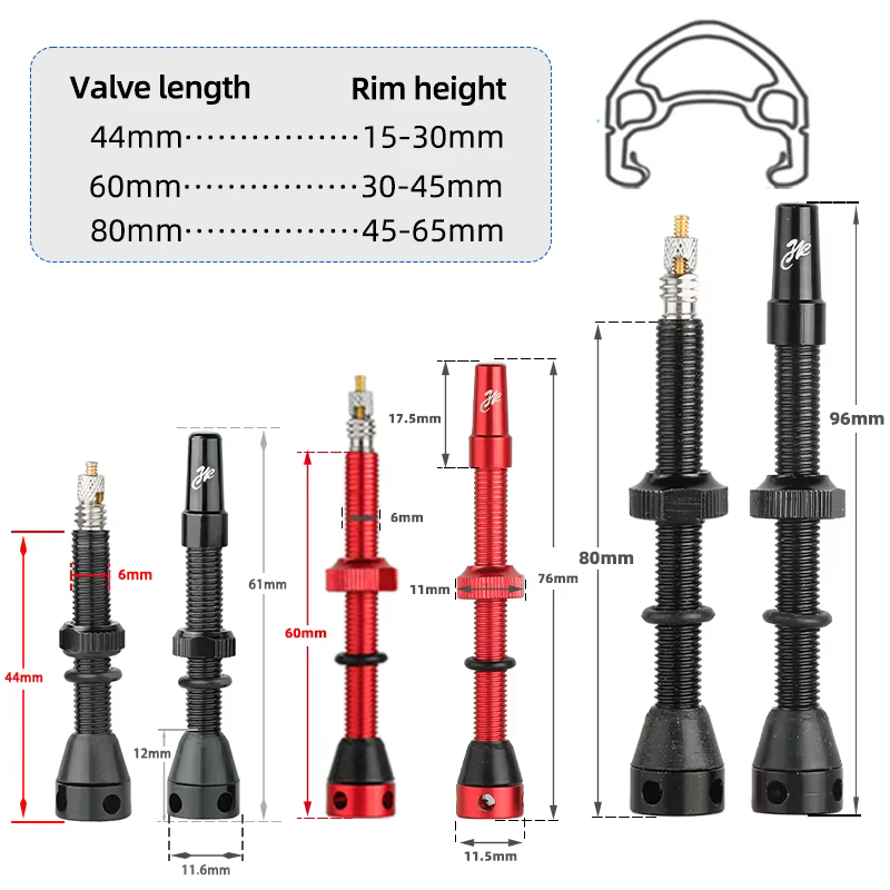 Valve Tubeless F/V pour vélo