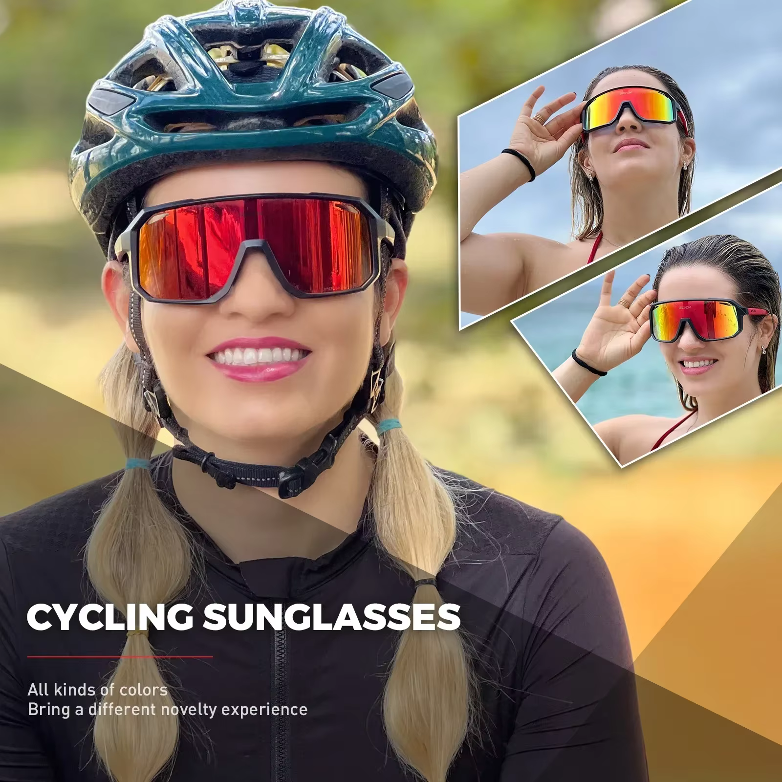 SCVCN lunettes de cyclisme photochromiques vélo