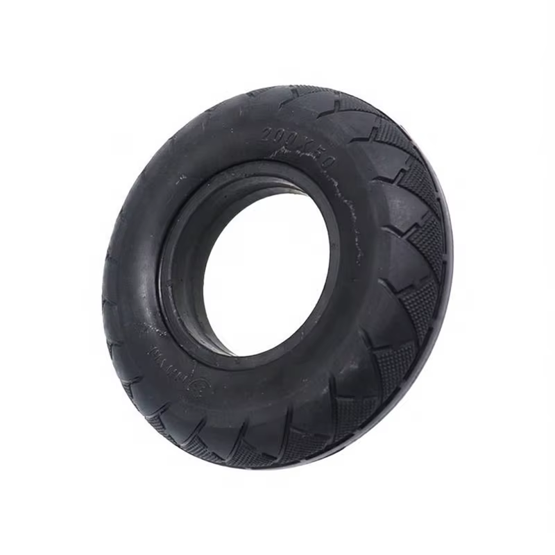 Pneu solide 8 pouces 200X50 en caoutchouc haute élasticité, remplacement pour trottinette électrique, accessoires de cyclisme
