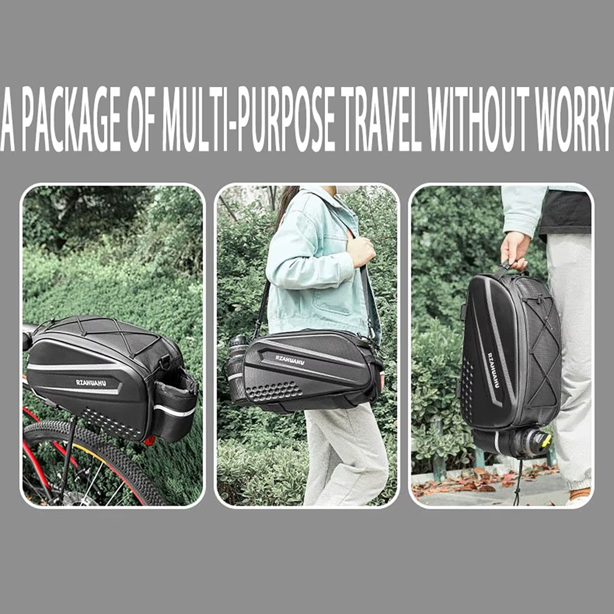 Sac chameau arrière rigide de grande capacité pour vélos