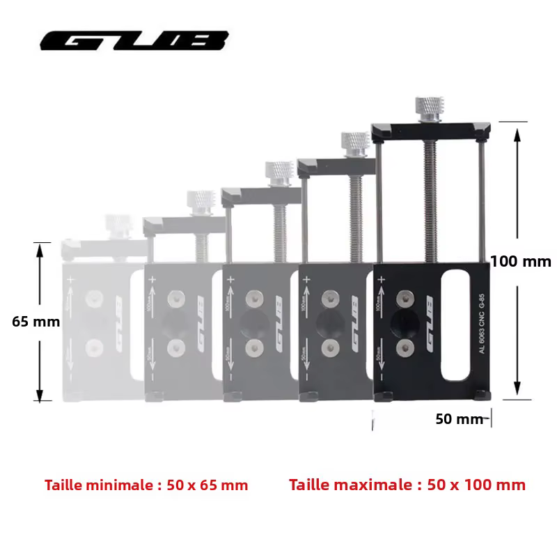 GUB G85 support de téléphone de vélo universel réglable 3.5-6.5 pouces Smartphone guidon