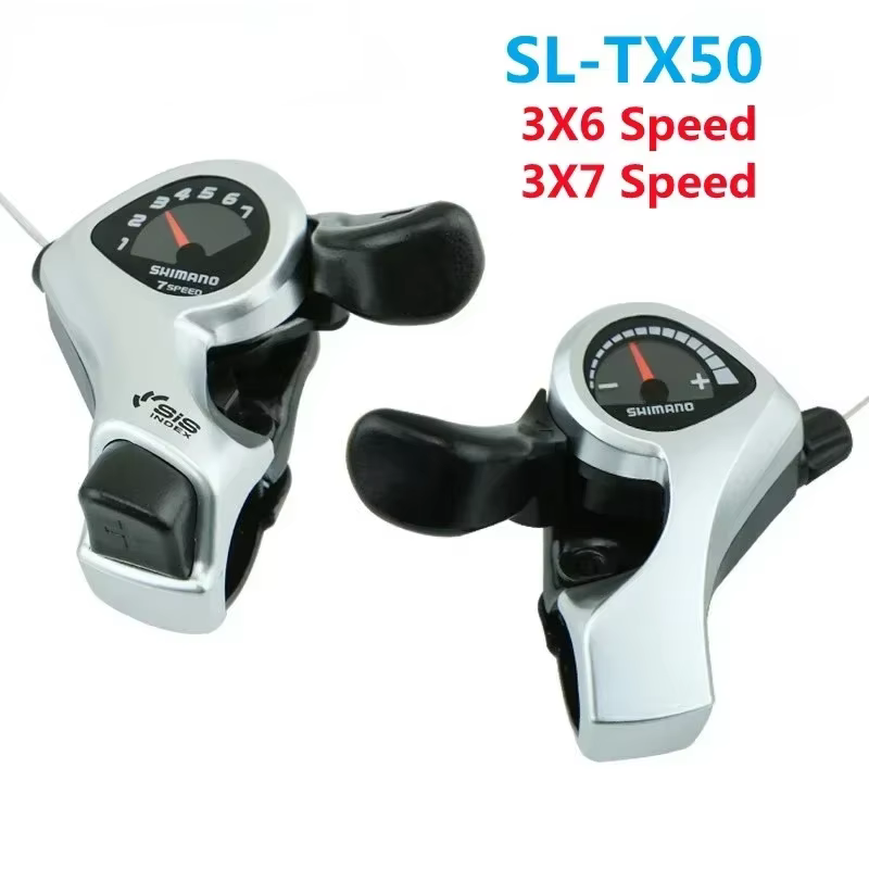 Shimano Tourney SIS SL-TX50 levier de changement de vitesse de vélo 3x6s 3x7s 3V gauche 6V droite 7V 18 21 vitesses une