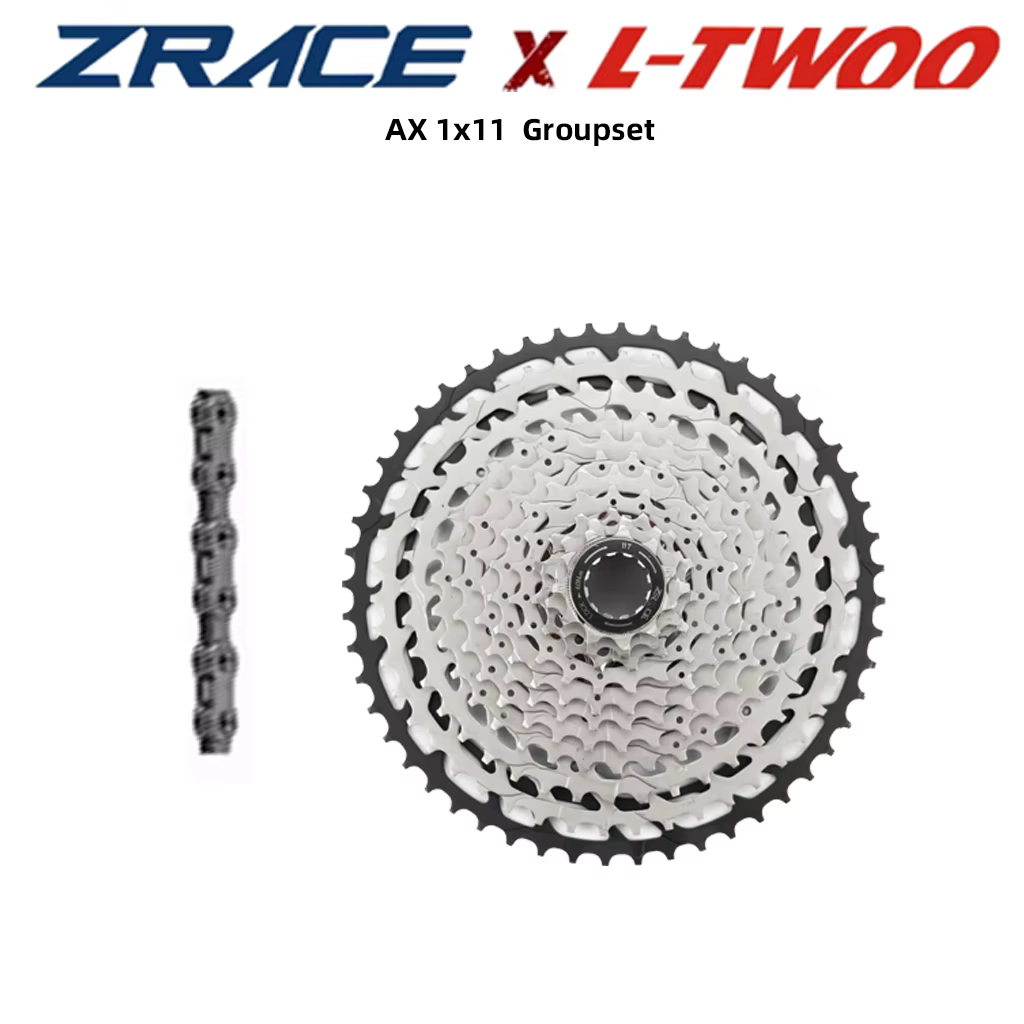 Groupe de transmission VTT LTWOO AX11 11 vitesses + dérailleur arrière 11s + cassette / pédalier / frein / chaîne ZRACE