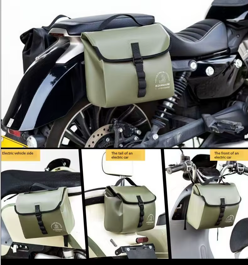 Sac de guidon de moto, vélo pliant