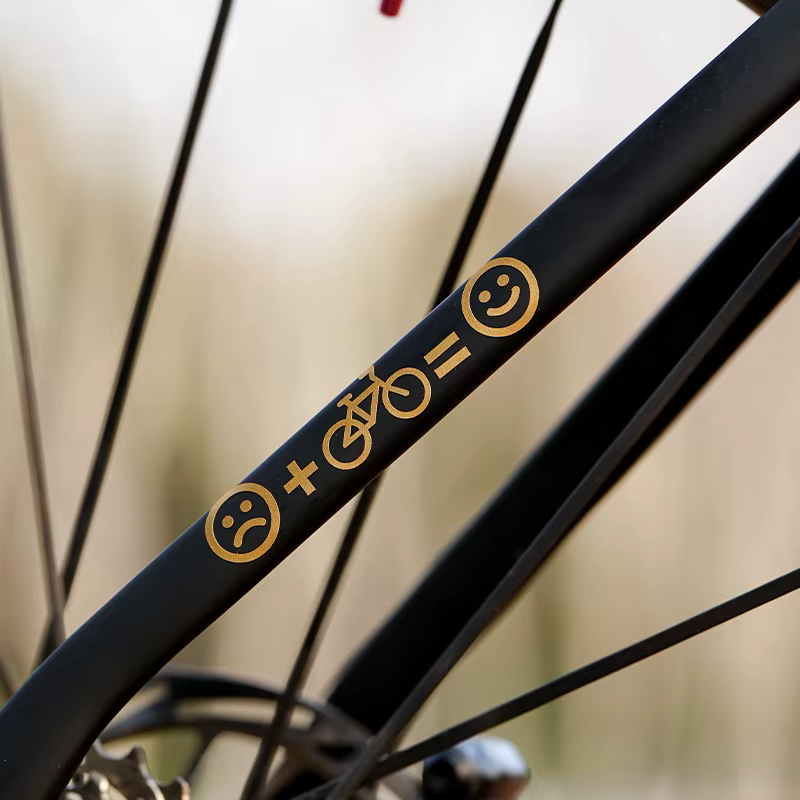 1 ensemble d'autocollants décoratifs pour vélo