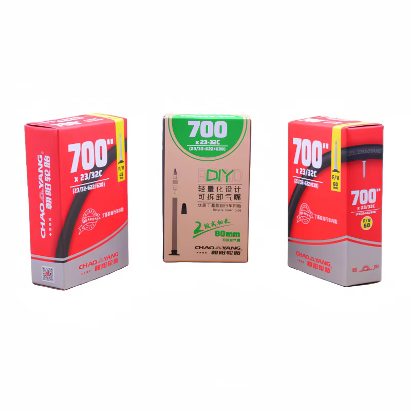 Chambre à air de vélo de route CHAOYANG 700c 700x23/32C en caoutchouc